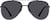 Front view of Aviator Sunglasses T04782112 in Black thumbnail