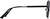 Side view of Aviator Sunglasses T04782112 in Black thumbnail