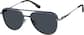 Angle view of Aviator Sunglasses T04791212 in Gray thumbnail