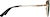 Side view of Aviator Sunglasses T04791424 in Gold thumbnail