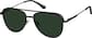 Angle view of Aviator Sunglasses T04792124 in Black thumbnail