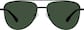 Front view of Aviator Sunglasses T04792124 in Black thumbnail