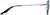 Side view of Aviator Sunglasses T04801624 in Blue thumbnail