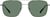 Front view of Aviator Sunglasses T04802124 in Green thumbnail