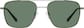 Front view of Aviator Sunglasses T04802124 in Green thumbnail