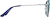 Side view of Aviator Sunglasses T04811612 in Blue thumbnail