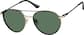 Angle view of Aviator Sunglasses T04812112 in Black thumbnail