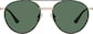 Front view of Aviator Sunglasses T04812112 in Black thumbnail