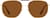 Front view of Aviator Sunglasses T04821415 in Gold thumbnail