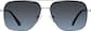 Front view of Aviator Sunglasses T04831116 in Silver thumbnail