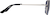 Side view of Aviator Sunglasses T04831116 in Silver thumbnail