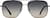 Front view of Aviator Sunglasses T04831212 in Gray thumbnail