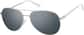 Angle view of Aviator Sunglasses T04841112 in Silver thumbnail