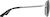 Side view of Aviator Sunglasses T04841113 in Silver thumbnail