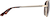 Side view of Aviator Sunglasses T04841415 in Gold thumbnail