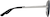 Side view of Aviator Sunglasses T04851112 in Silver thumbnail
