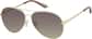 Angle view of Aviator Sunglasses T04851415 in Gold thumbnail