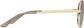 Side view of Aviator Sunglasses T04851415 in Gold thumbnail