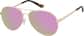 Angle view of Aviator Sunglasses T04851919 in Rose Gold thumbnail