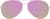 Front view of Aviator Sunglasses T04851919 in Rose Gold thumbnail
