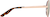 Side view of Aviator Sunglasses T04851919 in Rose Gold thumbnail