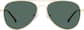 Front view of Kids' Aviator Sunglasses T04861424 in Gold thumbnail