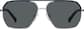 Front view of Aviator Sunglasses T04871112 in Silver thumbnail
