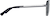 Side view of Aviator Sunglasses T04871112 in Silver thumbnail