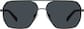 Front view of Aviator Sunglasses T04871212 in Gray thumbnail