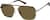 Angle view of Aviator Sunglasses T04871415 in Gold thumbnail