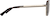 Side view of Aviator Sunglasses T04871415 in Gold thumbnail