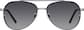 Front view of Aviator Sunglasses  T04891212 in Gray thumbnail