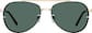 Front view of Aviator Sunglasses  T04891424 in Gold thumbnail