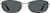 Front view of Cat-Eye Sunglasses T04961212 in Gray thumbnail