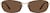 Front view of Cat-Eye Sunglasses T04961915 in Rose Gold thumbnail