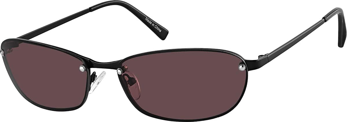 Angle view of Cat-Eye Sunglasses T04962118 in Black