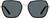 Front view of Geometric Sunglasses T05552112 in Black thumbnail