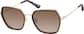Angle view of Geometric Sunglasses T05552515 in Tortoiseshell thumbnail