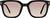 Front view of Square Sunglasses T05572119 in Black thumbnail