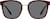 Front view of Square Sunglasses T05581812 in Red thumbnail