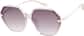 Angle view of Geometric Sunglasses T05602319 in Clear thumbnail