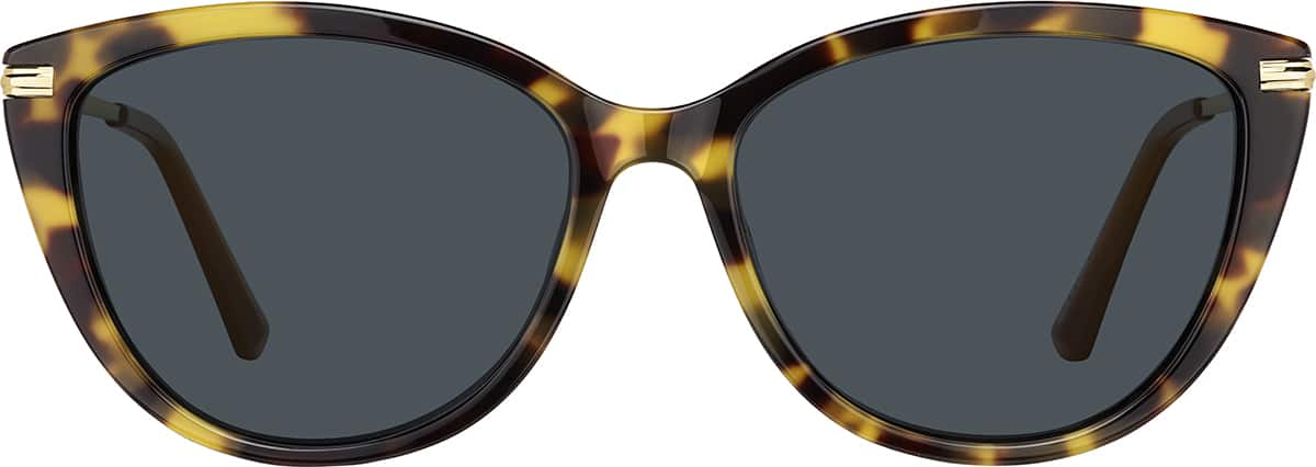 Front view of Cat-eye Sunglasses T05612512 in Tortoiseshell