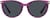 Front view of Cat-eye Sunglasses T05621712 in Purple thumbnail