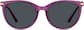 Front view of Cat-eye Sunglasses T05621712 in Purple thumbnail