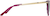 Side view of Cat-eye Sunglasses T05621712 in Purple thumbnail