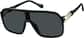 Angle view of Wrap-Around Sunglasses  T05632112 in Black thumbnail