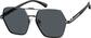 Angle view of Aviator Polarized Sunglasses T06021212 in Gray thumbnail