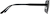 Side view of Aviator Sunglasses T06042124 in Black thumbnail