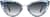 Front view of Cat-Eye Sunglasses T06051612 in Blue thumbnail
