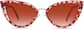 Front view of Cat-Eye Sunglasses T06051818 in Red thumbnail